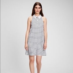 NWT. GAP. Women’s Towel Terry Halter Polo Dress. Great swim coverup. Nautical.